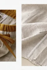 Eudoxie | Embroidered Organic Linen Skirt
