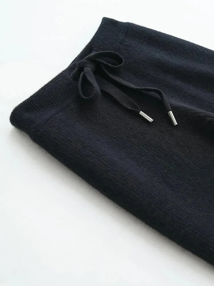 Laurencia | 30% Merino Knit Wide Leg Pants