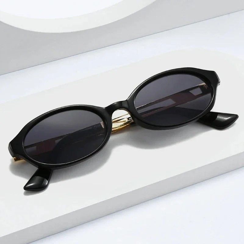 Tortoiseshell Sunglasses, Gold Temples