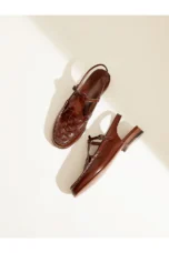 Peggy | Italian Leather Slingback Sandals