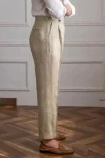 Mildred | 100% Linen High Waist Trousers
