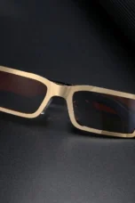 Metal Frame Flare Lens Sunglasses