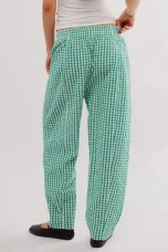 Hilda | Checked Elastic Waist Trousers