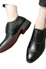 Frédéric | Red Sole Brogue Oxfords