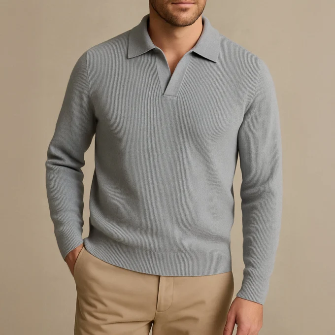 Gauthier | Cotton Blend Knit Polo
