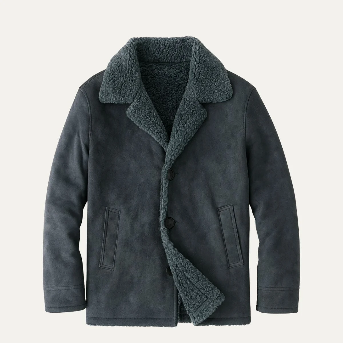 Gedeon | Shearling Collar Overcoat