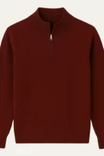 Cyriaque | 100% Cotton Half Zip Knit