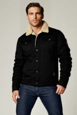 Ulric | Fleece Lined Button Front Jacket