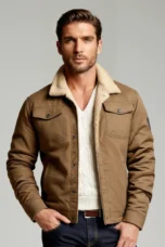 Ulric | Fleece Lined Button Front Jacket