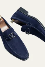 Denis | Buckled Suede Loafers
