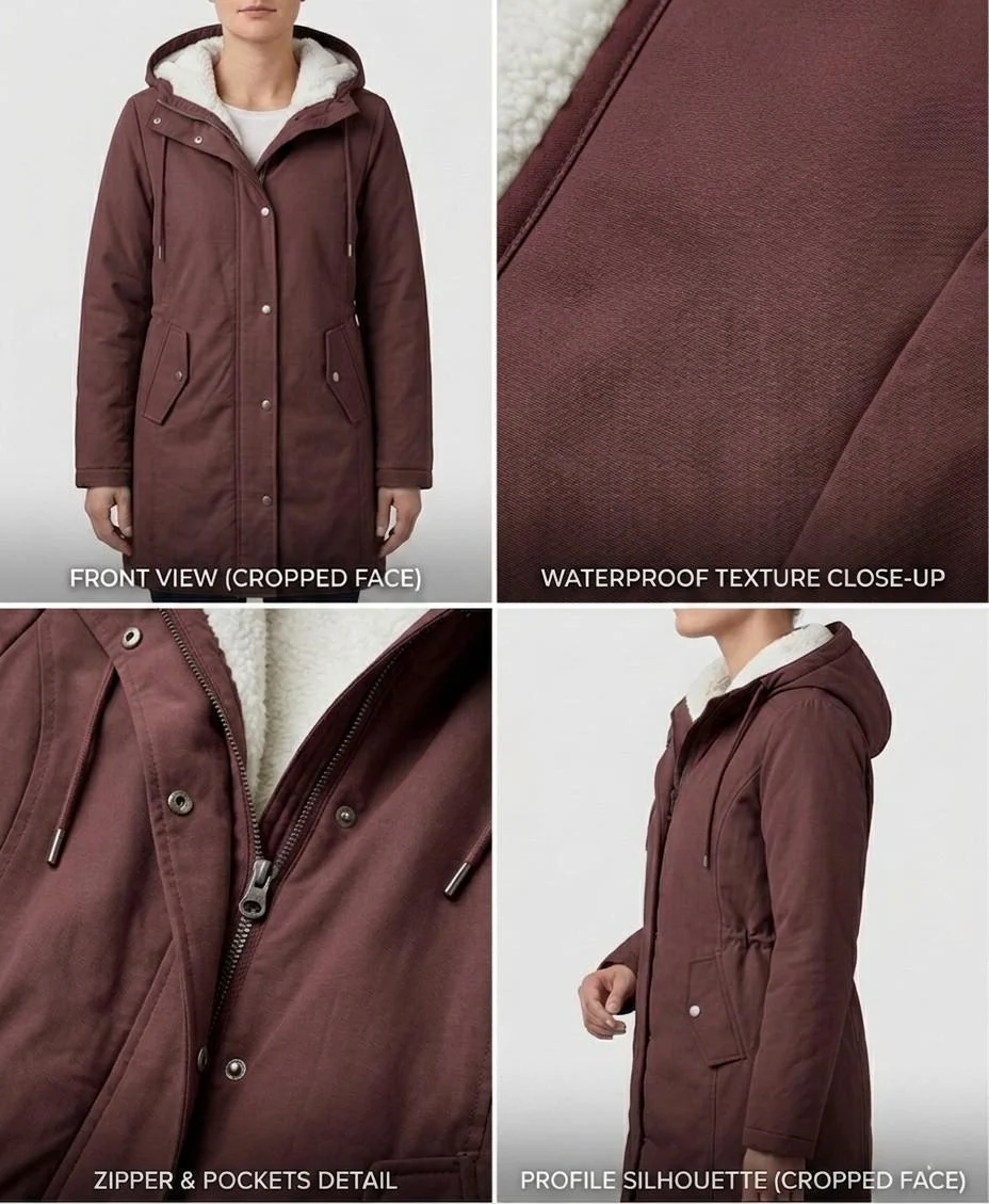 Amélie™ | Fleece-Lined Waterproof Parka
