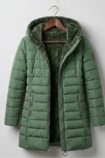 Georgina | Fleece Lined Quilted A-Line Coat
