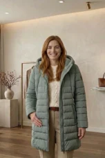 Georgina | Fleece Lined Quilted A-Line Coat