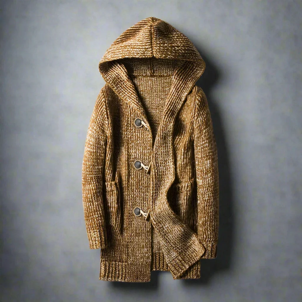 Cyprien | Wool Blend Hooded Cardigan