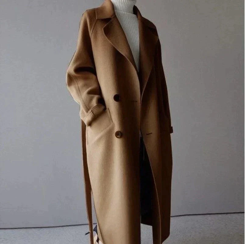 Gladys | Long Buttoned Winter Coat
