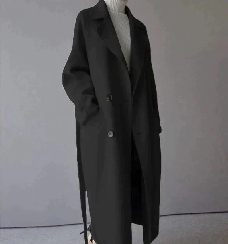 Gladys | Long Buttoned Winter Coat