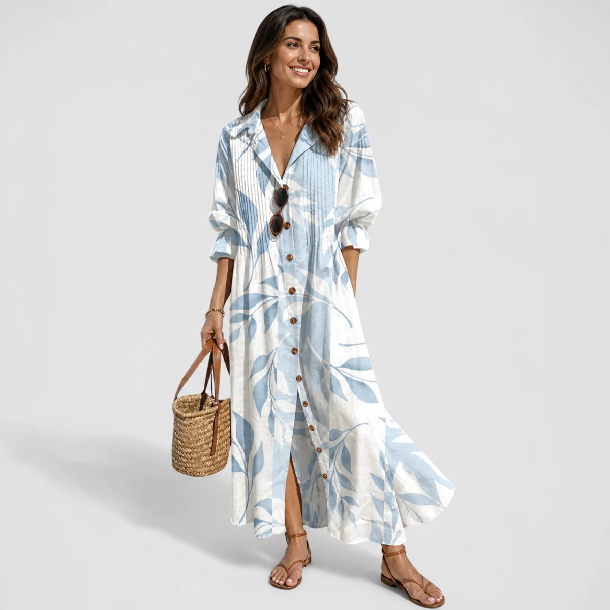 Rosine | Unlined Floral Maxi Dress
