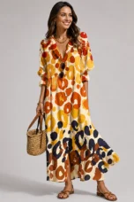 Rosine | Unlined Floral Maxi Dress