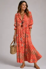 Rosine | Unlined Floral Maxi Dress