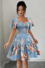 Sylvine | Waist Tie Floral Dress