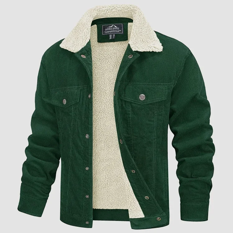 Oscar | Sherpa Lined Corduroy Jacket