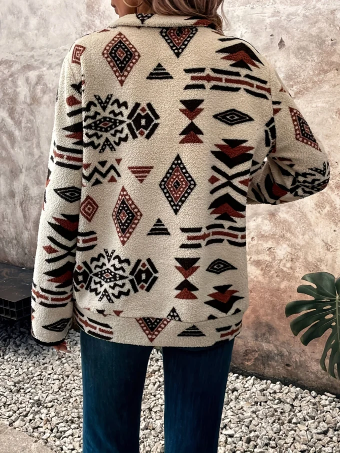 Bernadine | Textured Knit Zip Hoodie