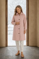 Adelaide | Hooded Water-Resistant Trench - Pink