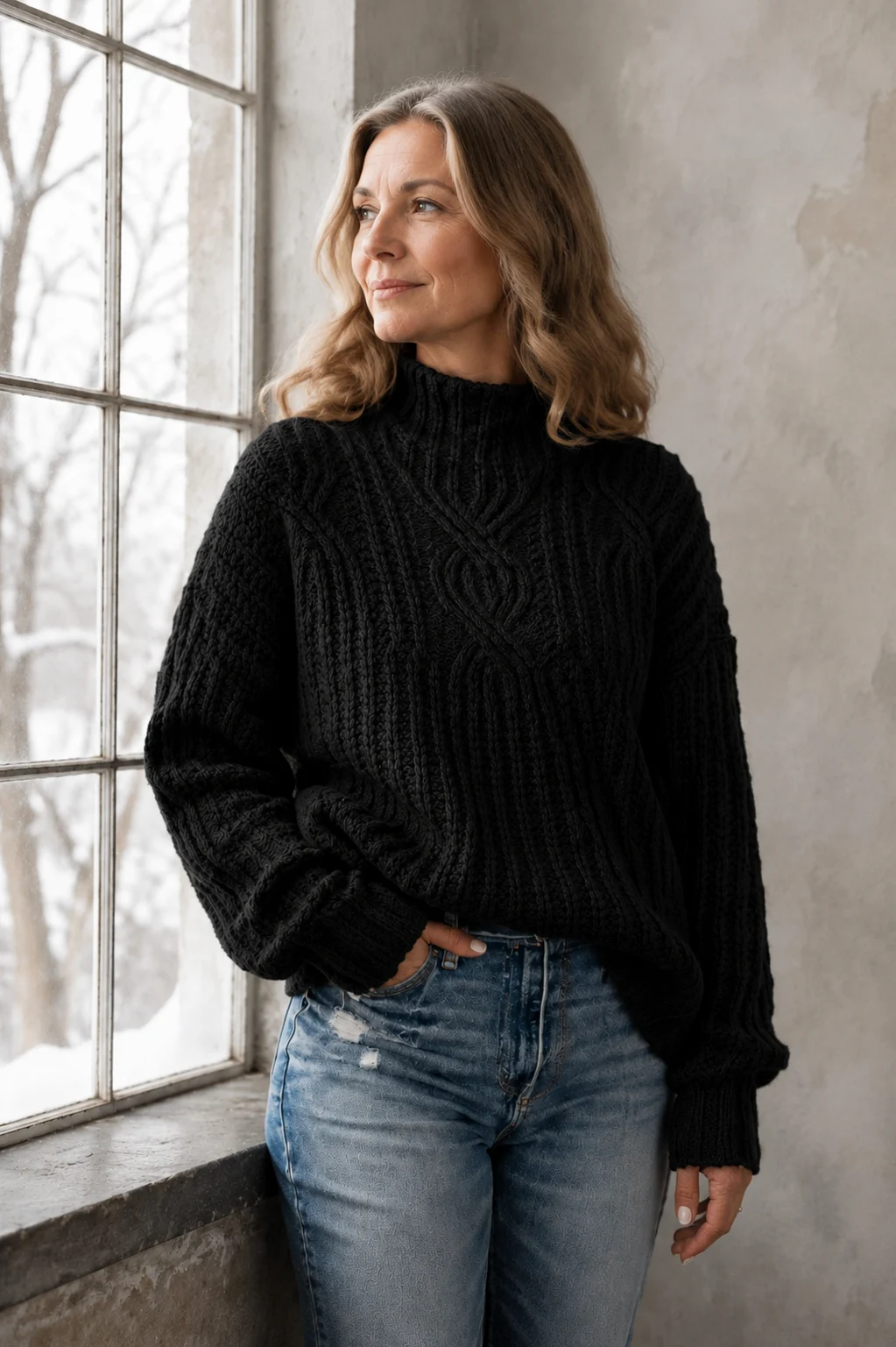 Aerynna | Sophisticated Sweater - Black