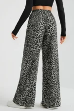 Rosita | Small Leopard Print Wide Leg Pants