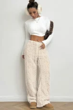 Rosalia | Plush Lined Straight Leg Trousers