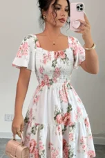 Sylvine | Waist Tie Floral Dress