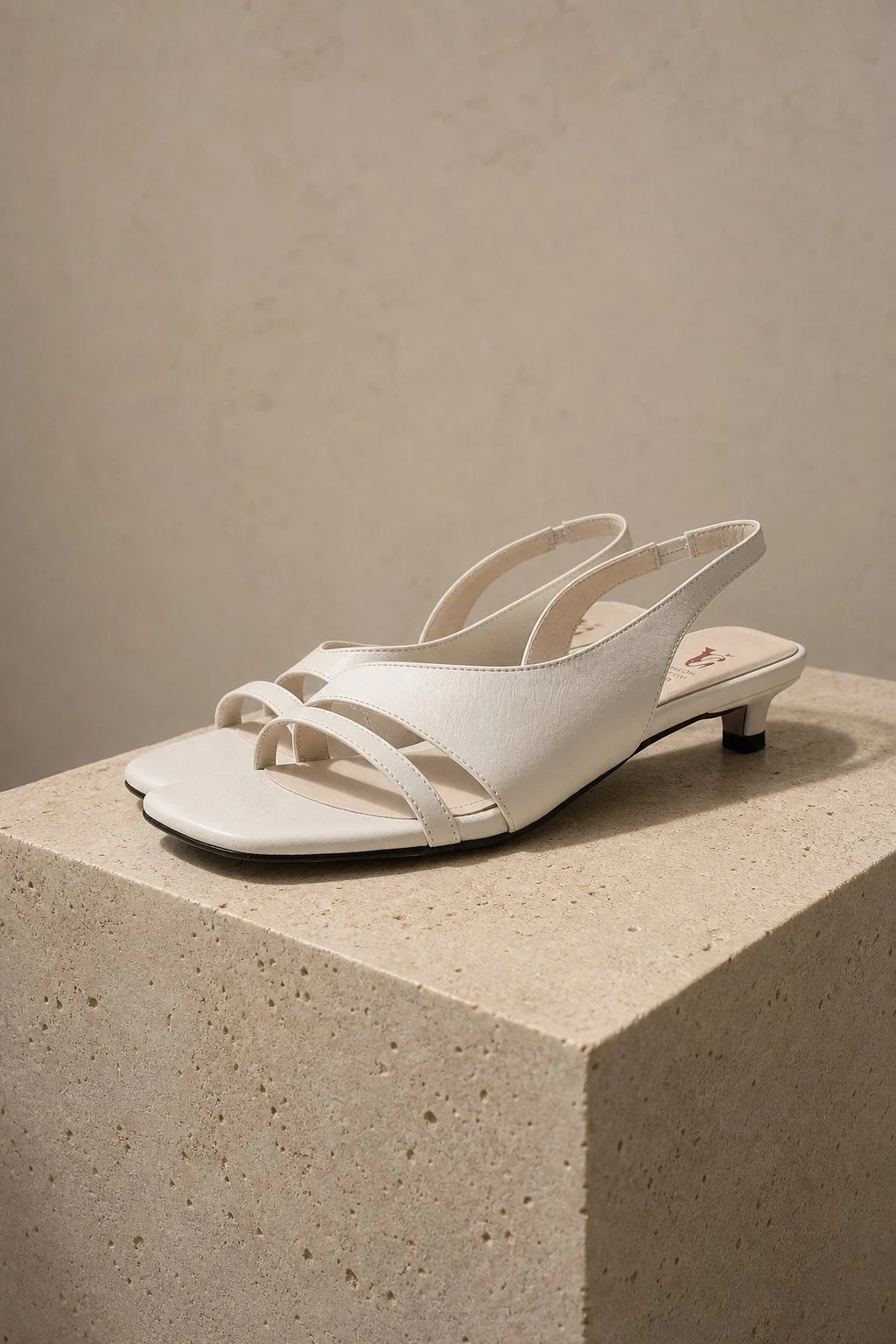 Estella | Sheepskin Lined Tie Strap Heels