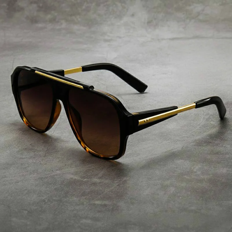 Oversized Square Acetate Sunglasses