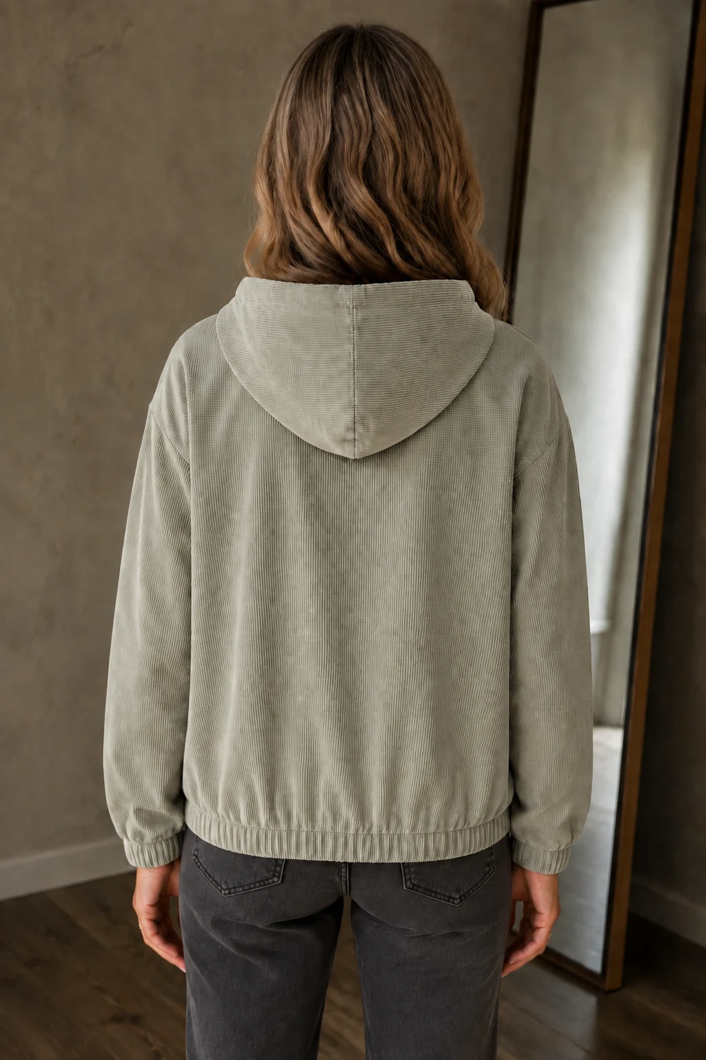 Blanche | Fine Wale Corduroy Jacket - Khaki