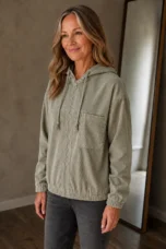 Blanche | Fine Wale Corduroy Jacket - Khaki