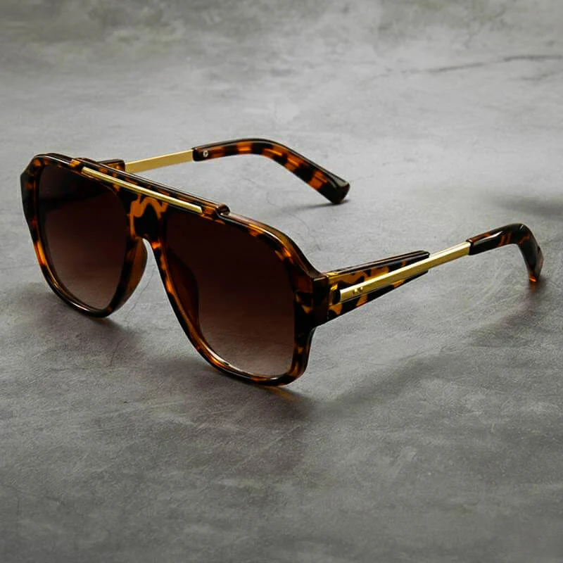 Oversized Square Acetate Sunglasses