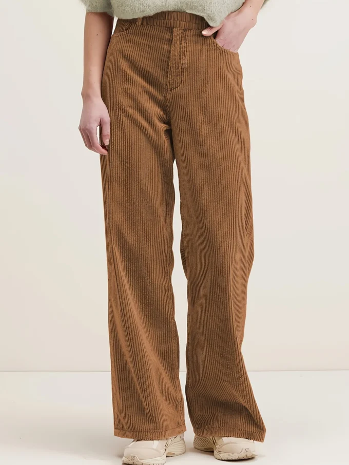 Praxede | 8-Wale Corduroy Wide Leg Pants
