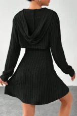 Valeda | Ribbed Sweater Knit Dress