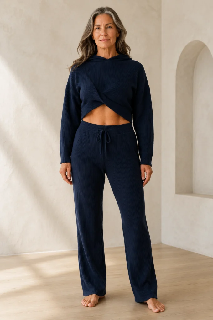 Corduroy Two Piece Lounge Set editorial product photo