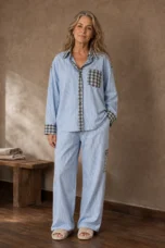 Elsie | Two-Piece Cotton Pajama Set