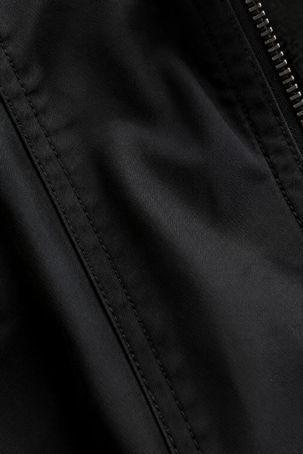 Cotton Blend Hooded Winter Parka cloth close-up