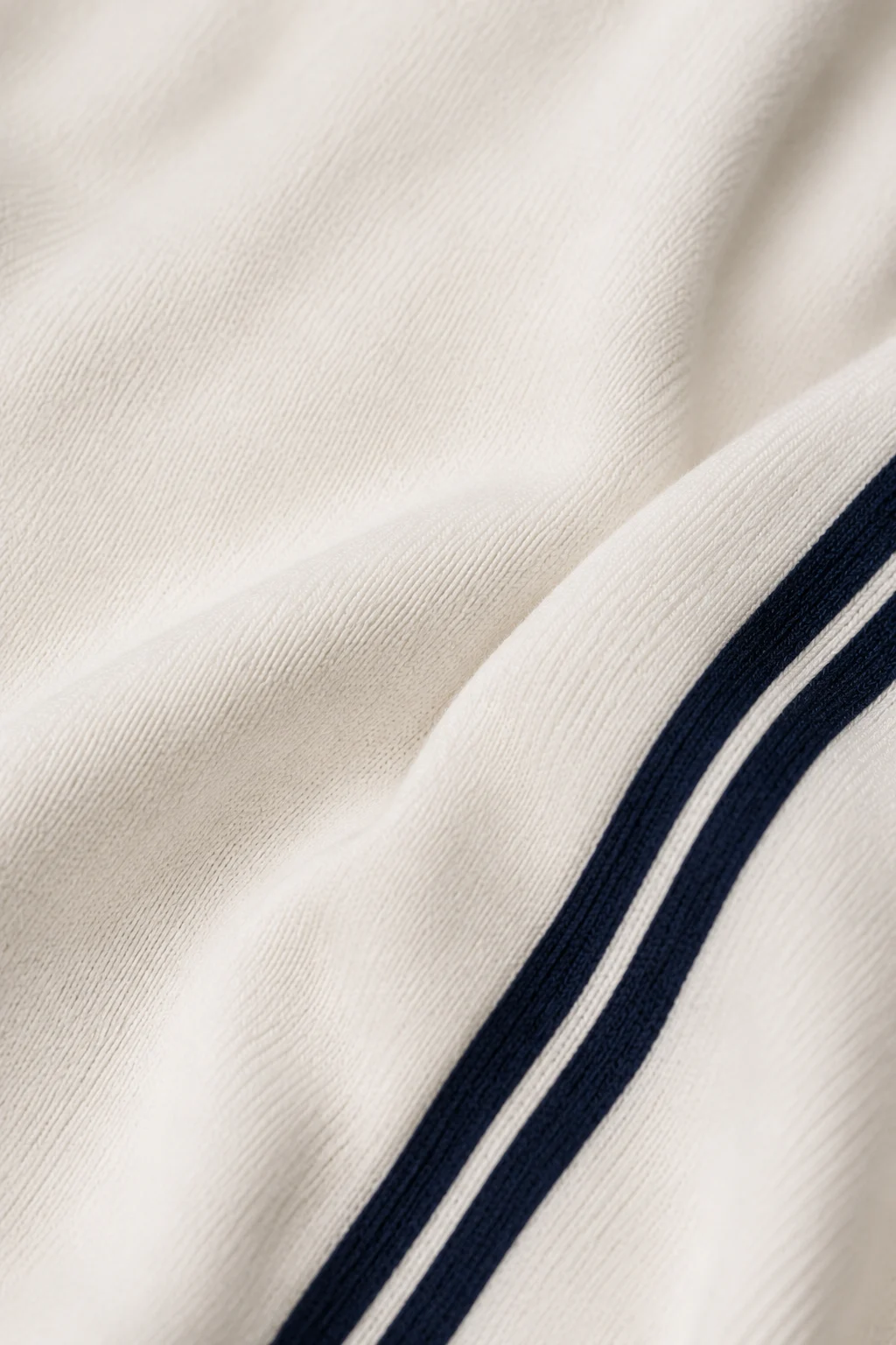 Cotton Blend Relaxed Two Piece Set fabric close-up