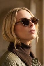 Deep Tint Round Acetate Sunglasses