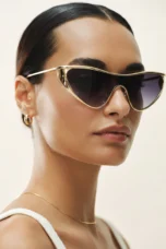 Curved Single Lens Shield Sunglasses