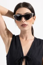 Curved Single Lens Shield Sunglasses