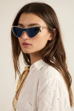 Curved Single Lens Shield Sunglasses