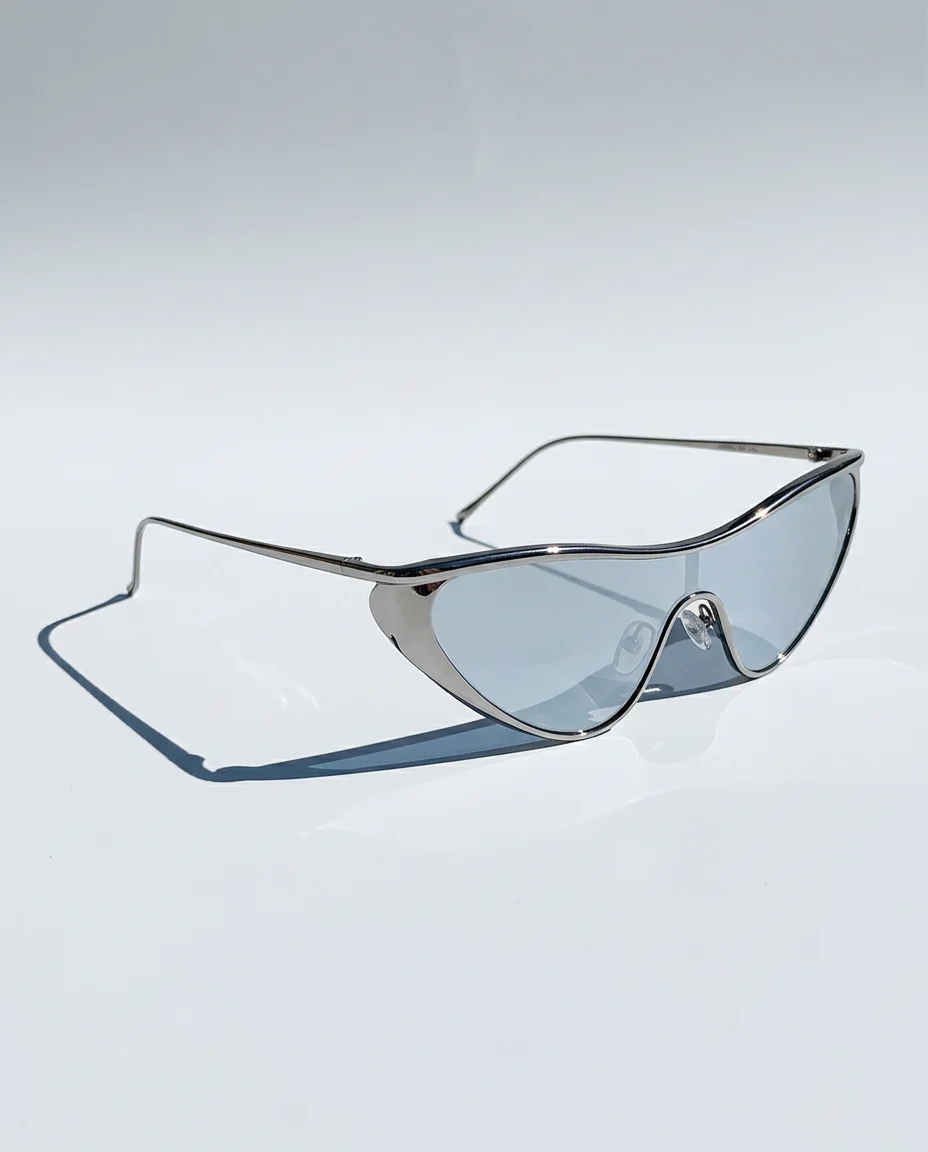 Curved Single Lens Shield Sunglasses