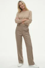Colombine | 45% Wool Straight Leg Pants