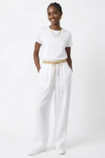Daphne | 100% Linen Tapered Trousers