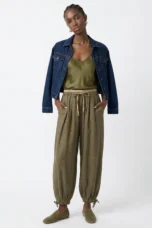 Daphne | 100% Linen Tapered Trousers